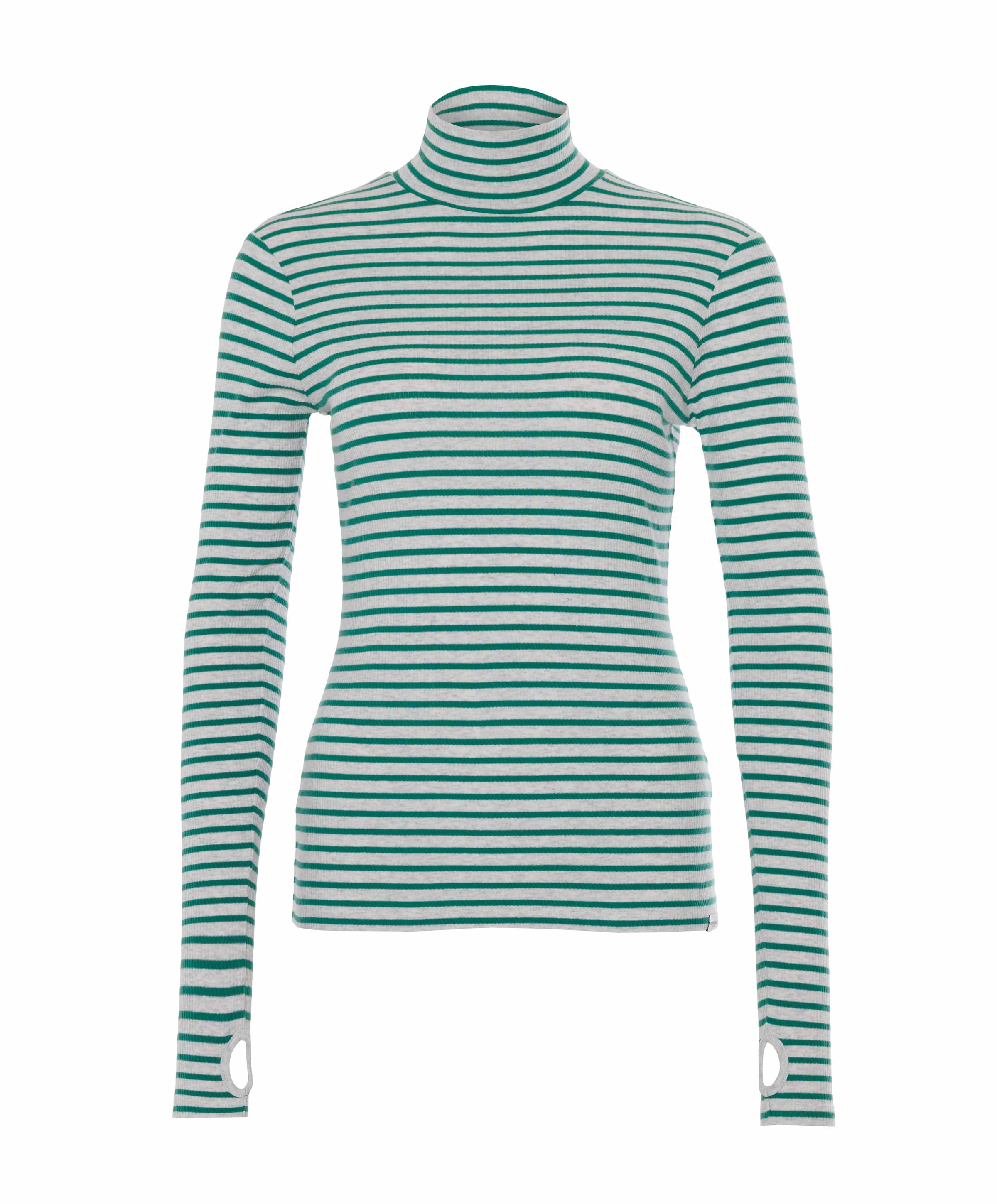 Dames longsleeve grijs