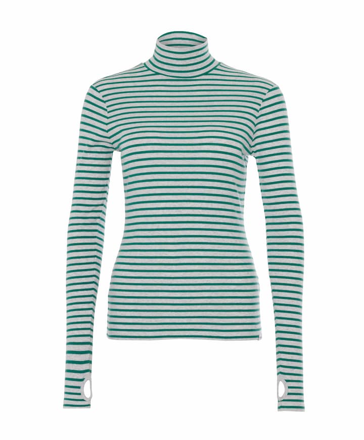 Dames longsleeve grijs