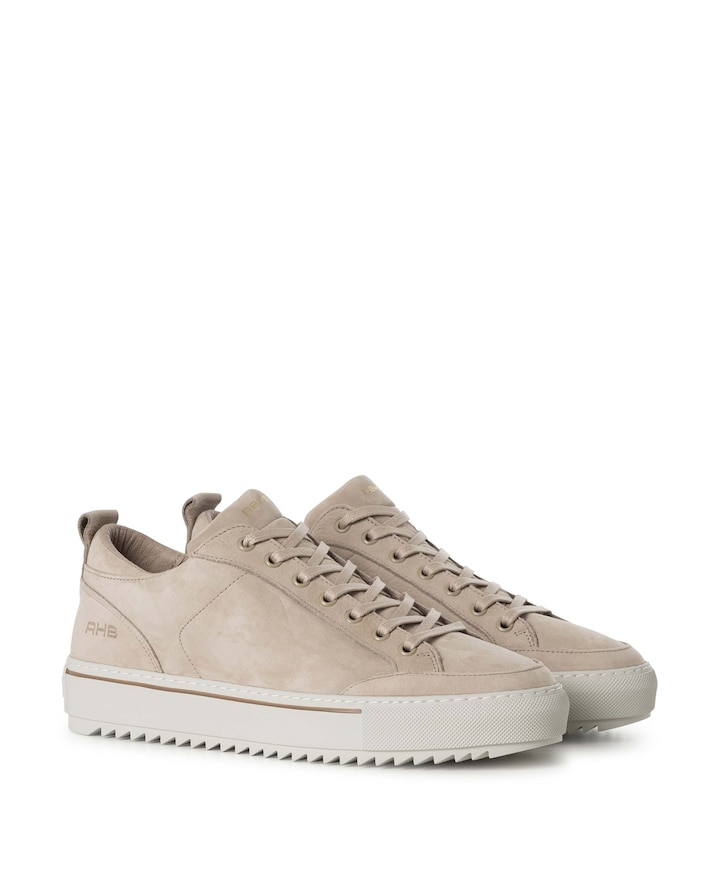 Crash nub heren sneakers beige