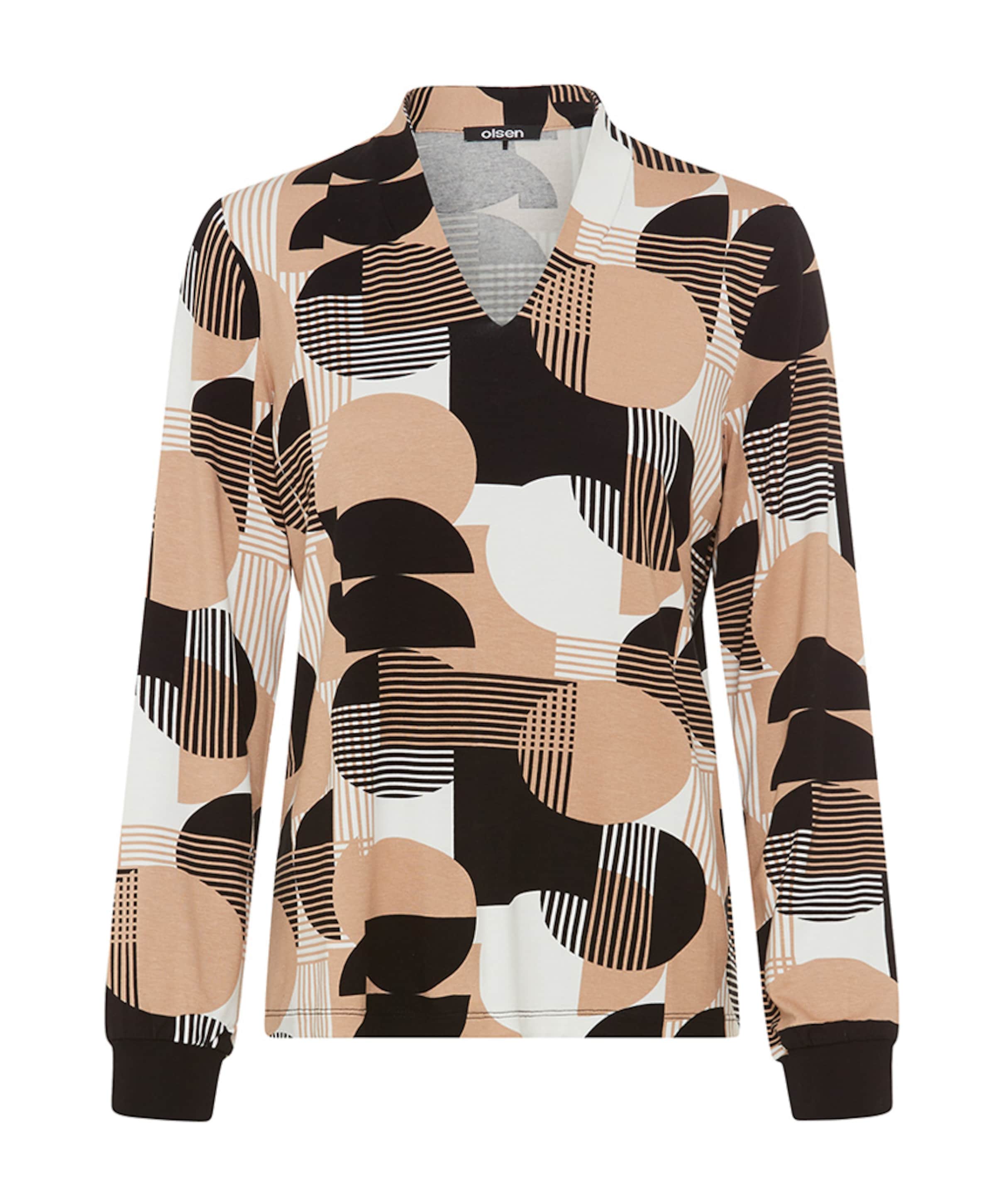 Dames longsleeve beige