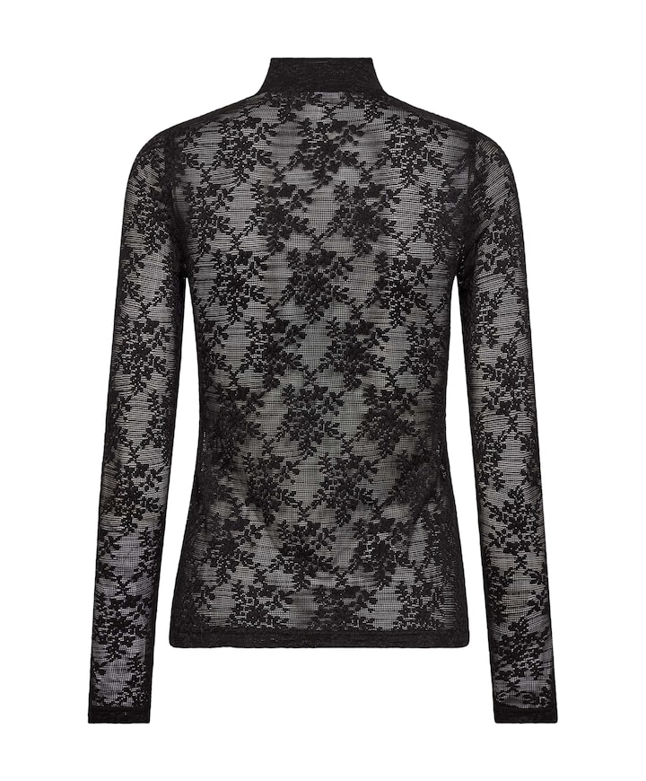 Dames longsleeve zwart