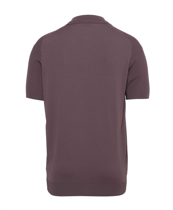 Heren polo bruin