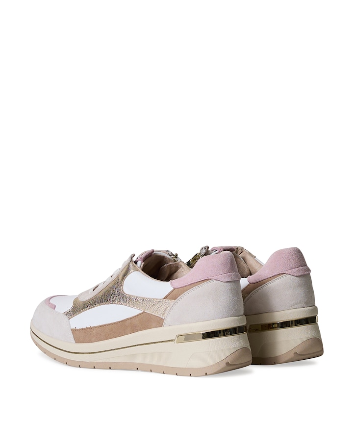 Women Lace-up dames sneakers wit