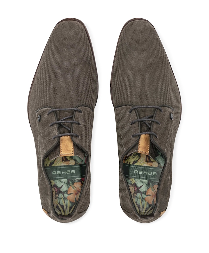 GREG WALL SUE heren veterschoenen grijs