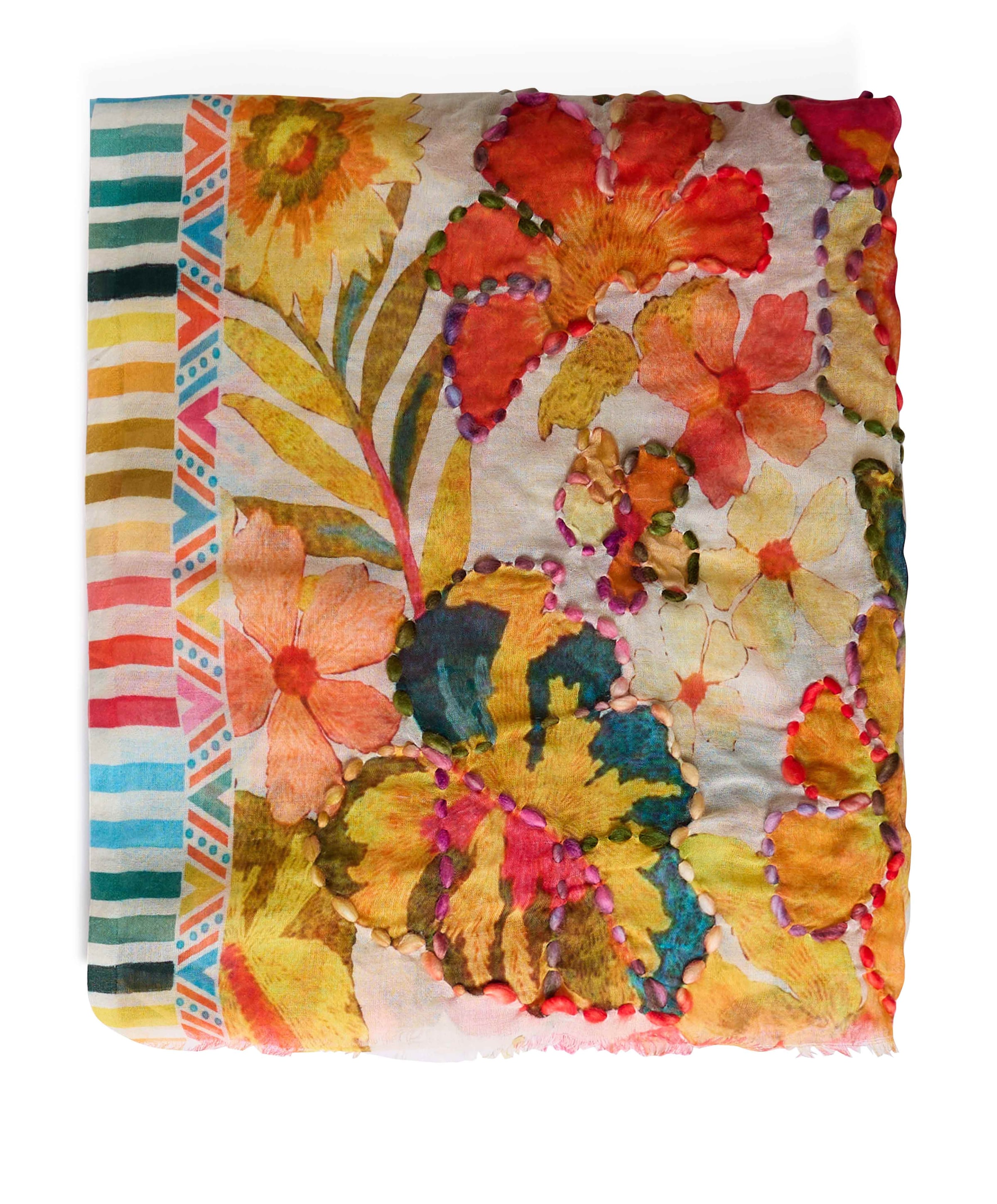 Dames sjaal multicolor