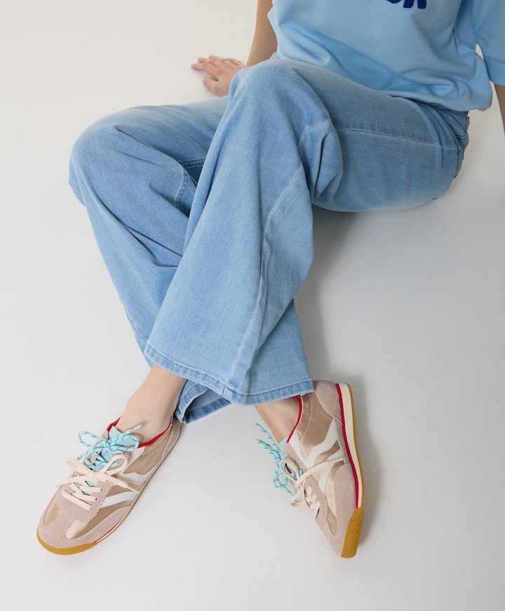 dames sneakers beige