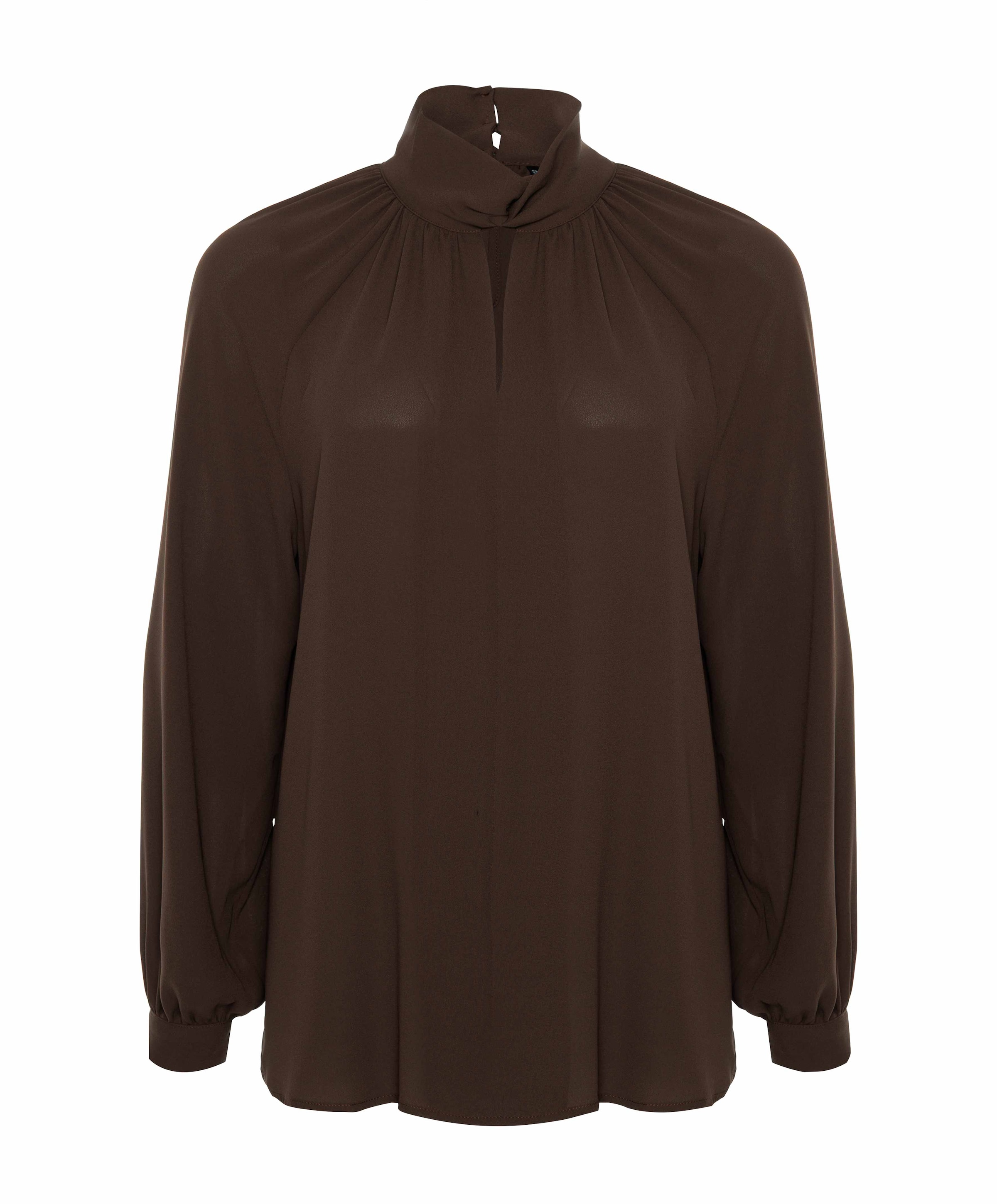 Dames blouse bruin