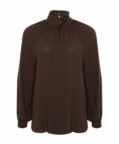 Dames blouse bruin