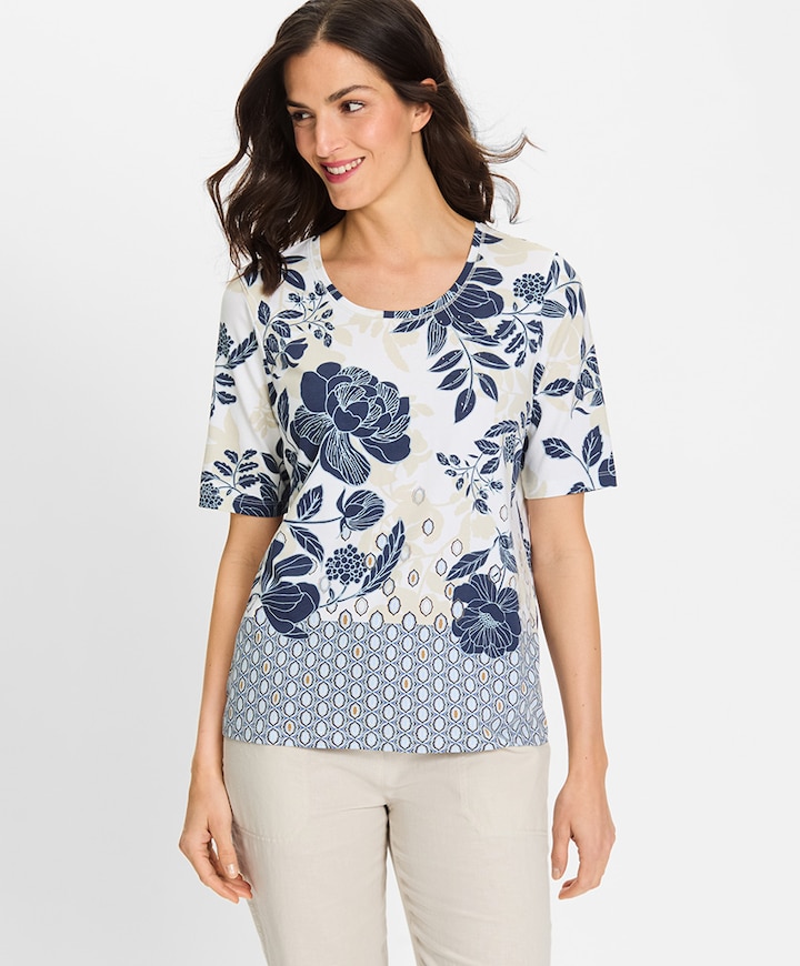 T-shirt blauw