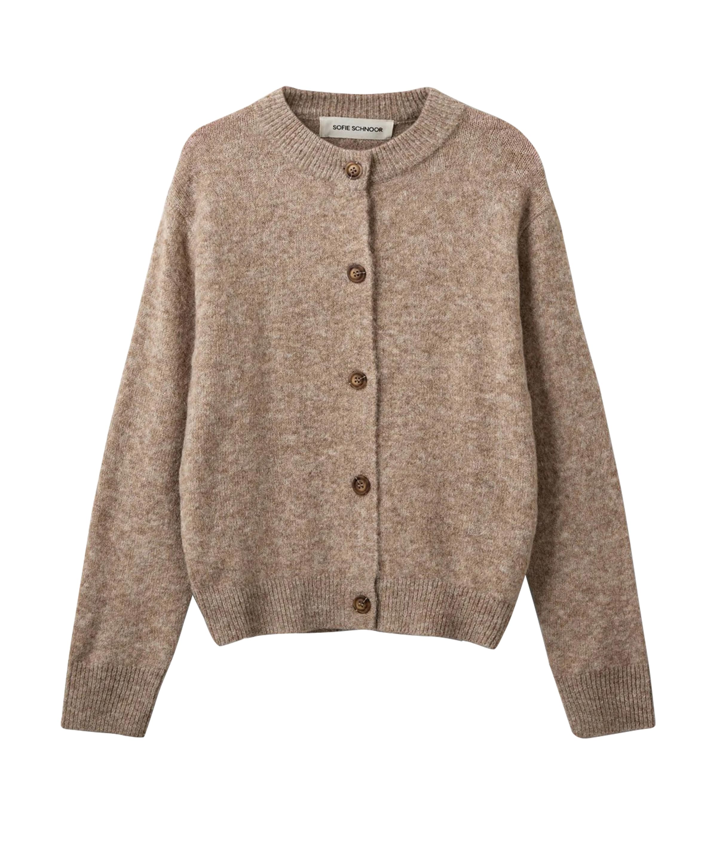 Meisjes vest beige