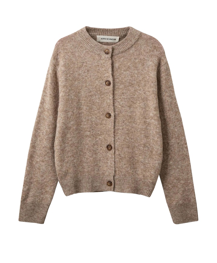 Meisjes vest beige