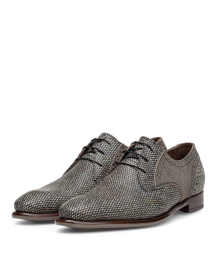 heren veterschoenen grijs
