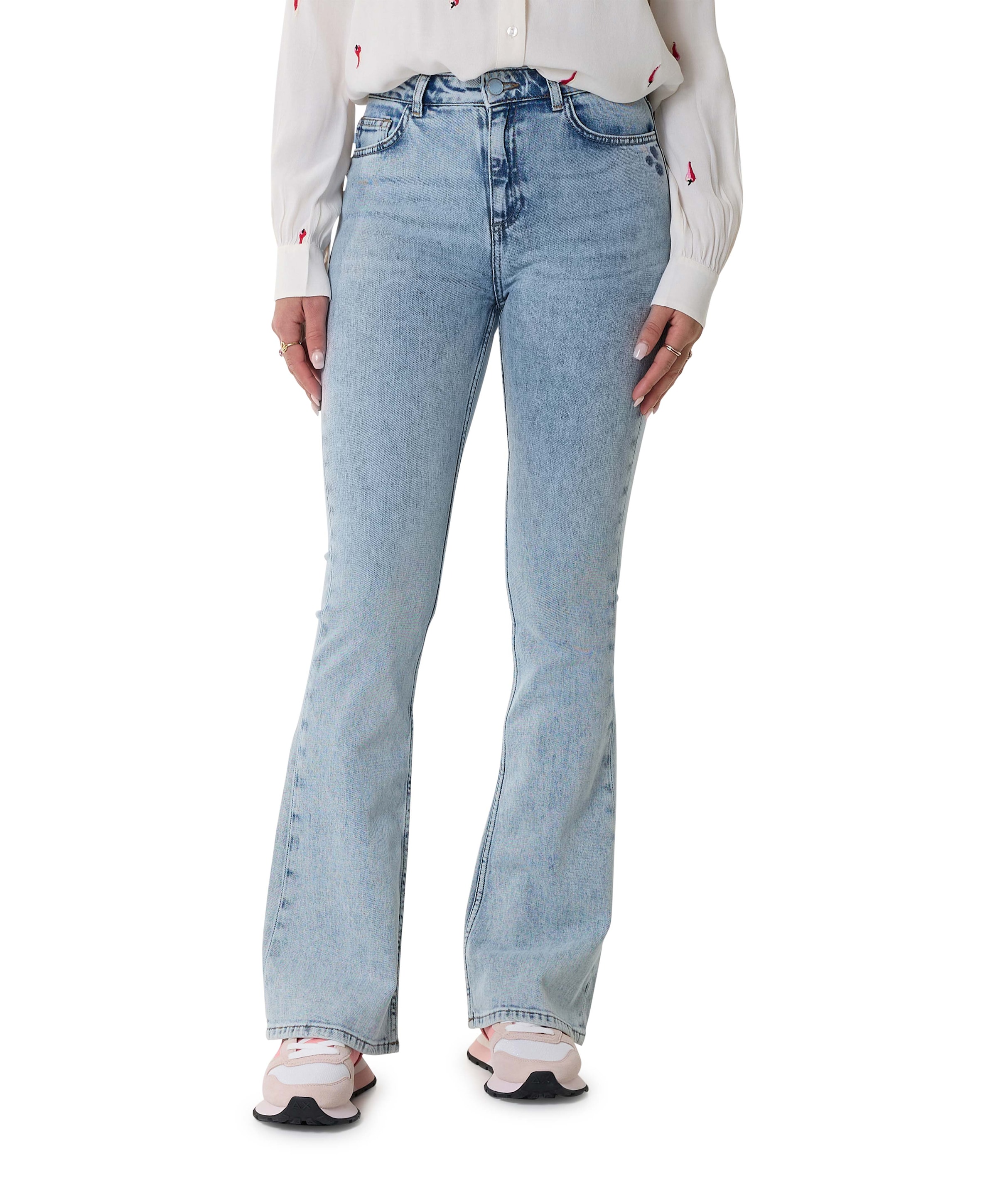 Eva Flare jeans blauw