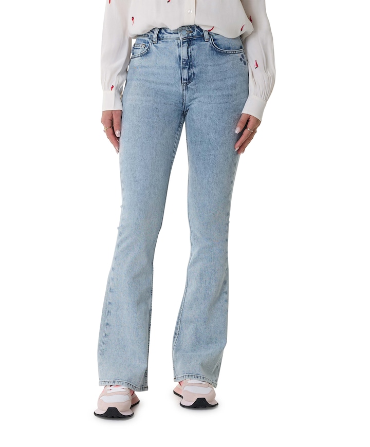 Eva Flare jeans blauw