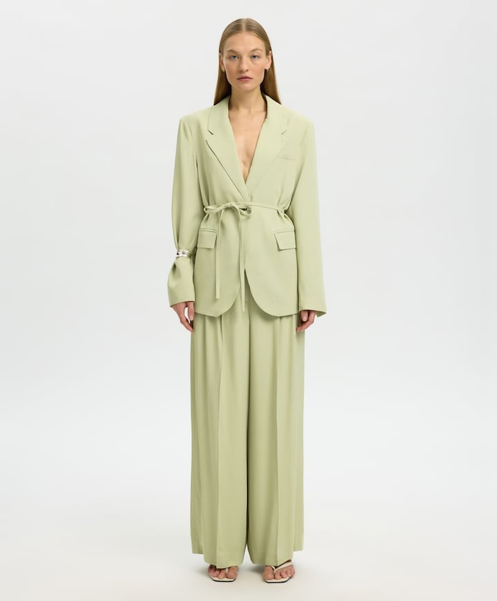 Dames blazer groen