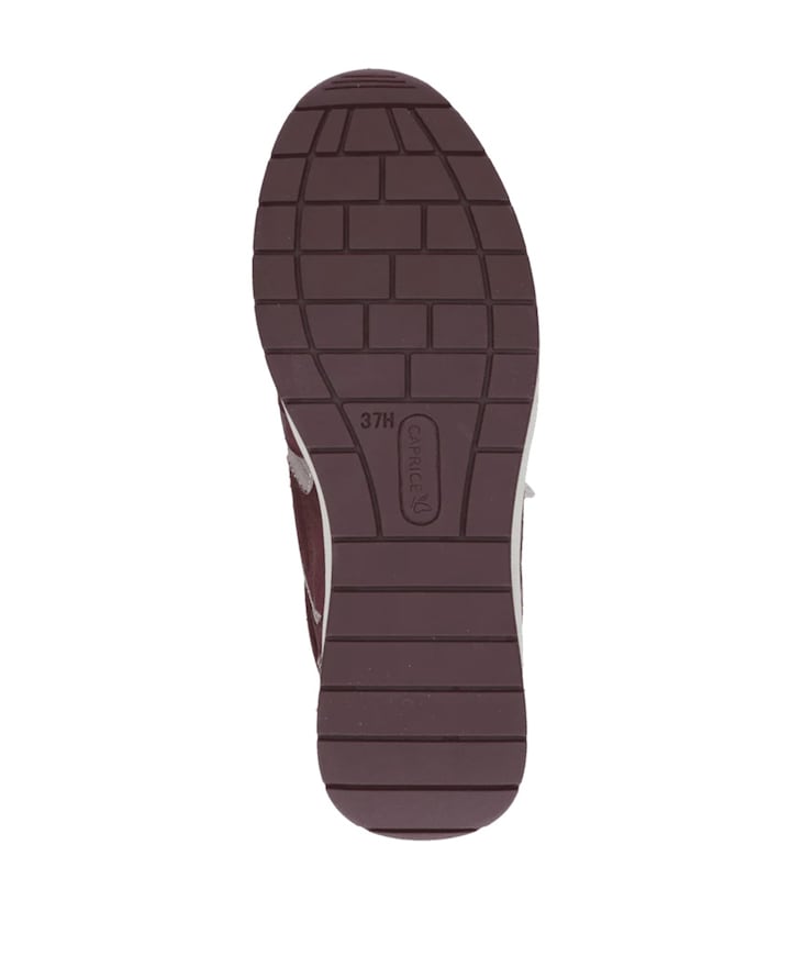 Lace-up dames sneakers bordeaux