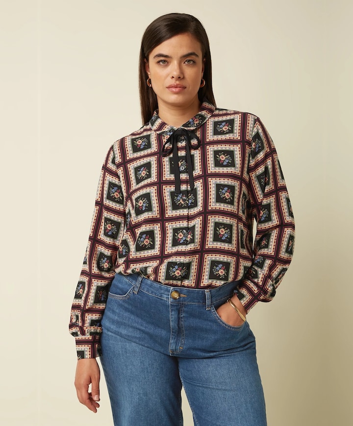 Dames blouse zwart