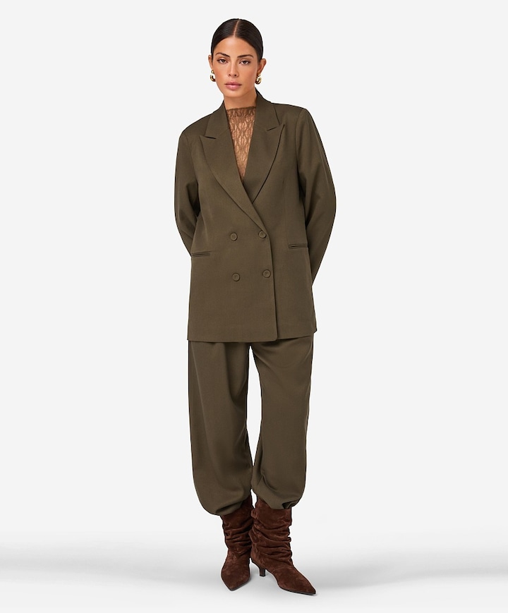 Dames blazer groen
