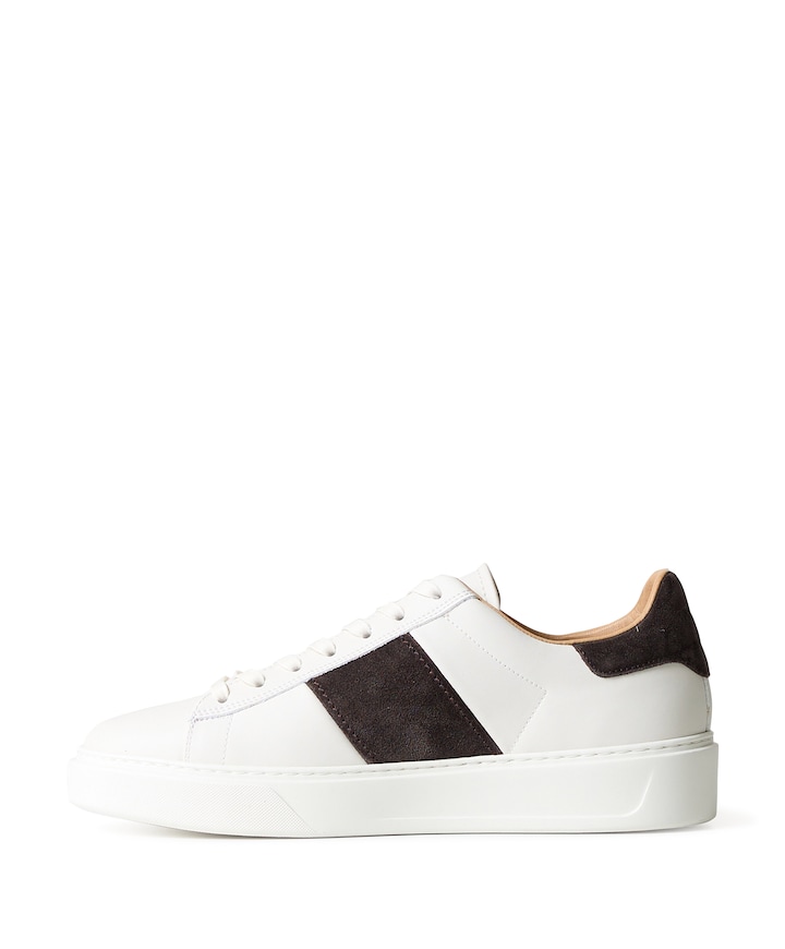CLASSIC COURT BAND MAN heren sneakers ecru