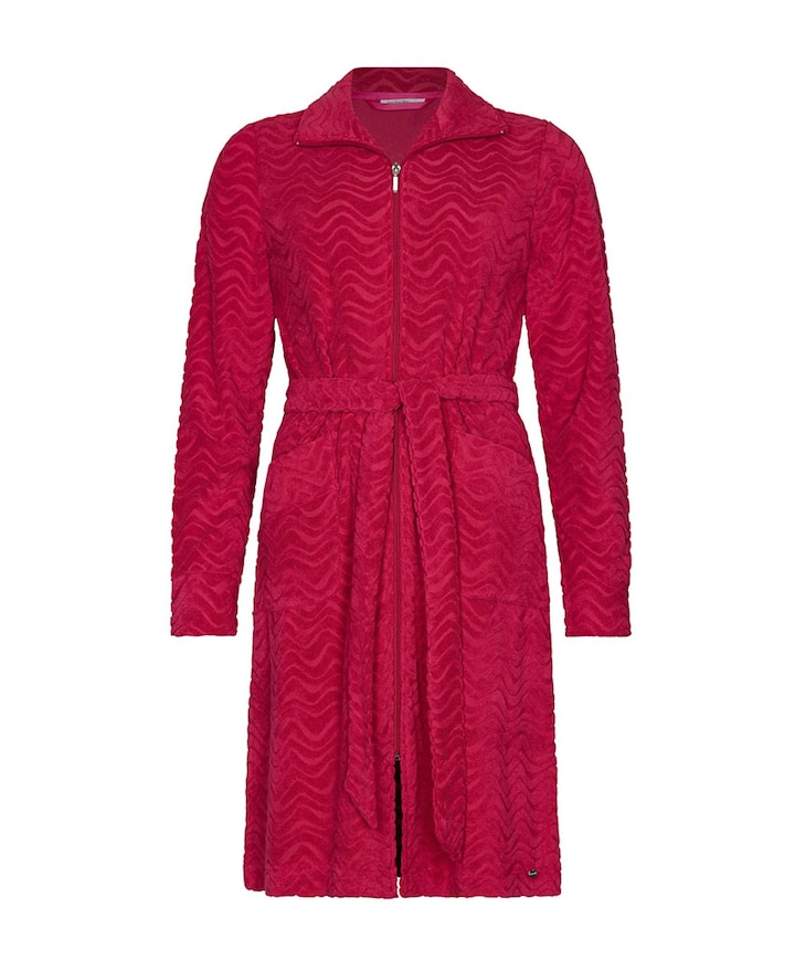 Dames ochtendjas roze