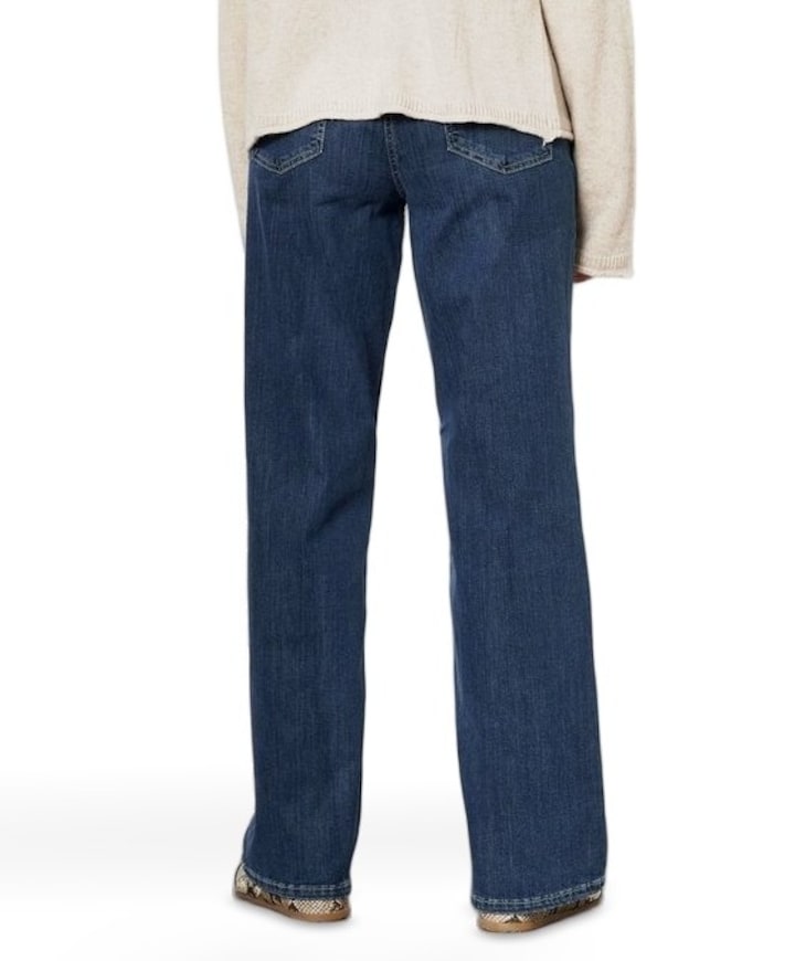 Liv New Wide dames jeans blauw