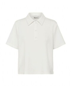 Dames polo ecru