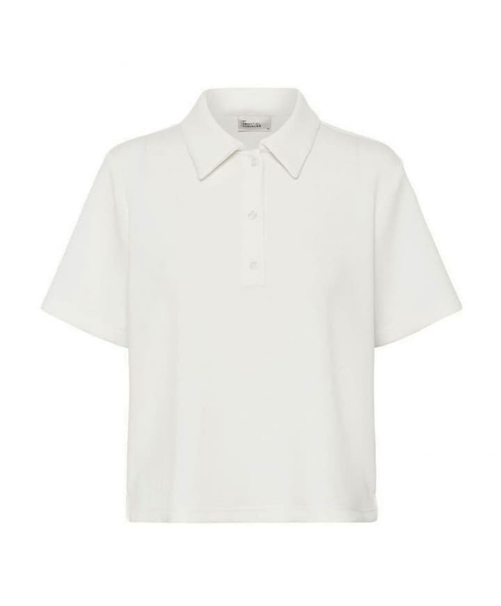 Dames polo ecru