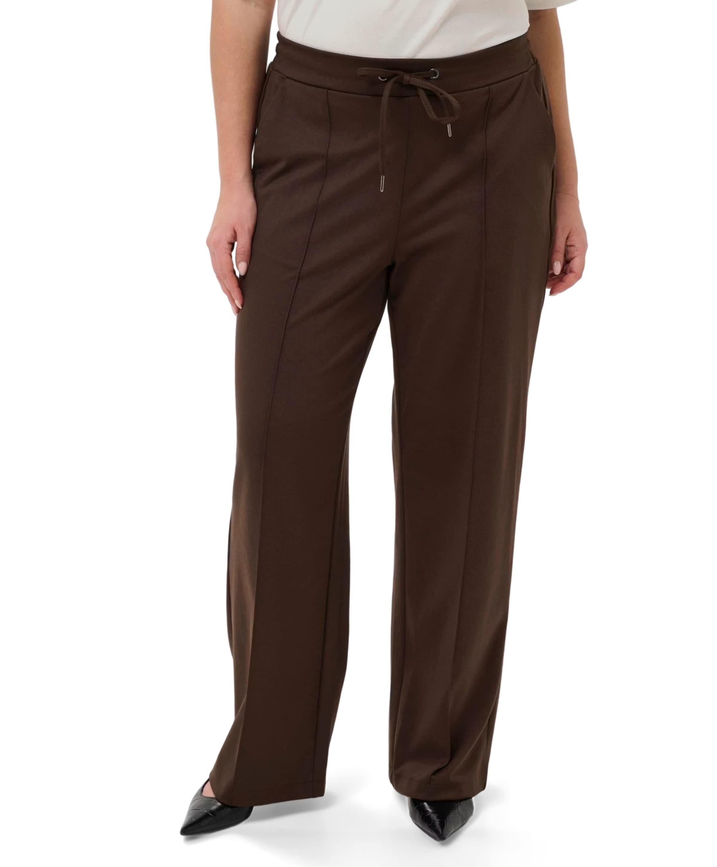 KCjenna Straight dames broek bruin
