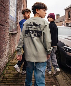 Jongens longsleeve groen