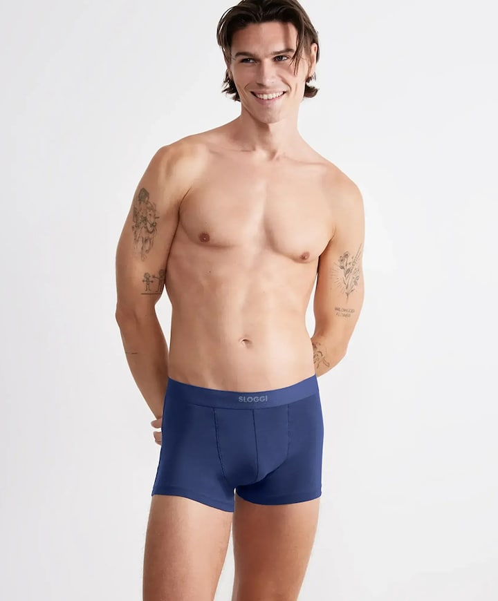 Heren boxershort blauw