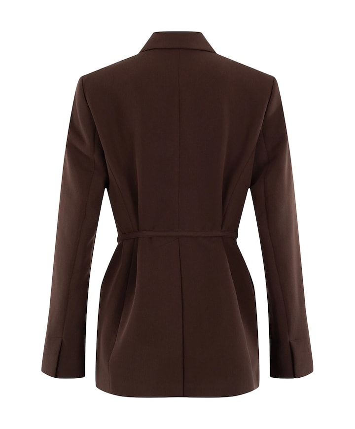 Dames blazer bruin