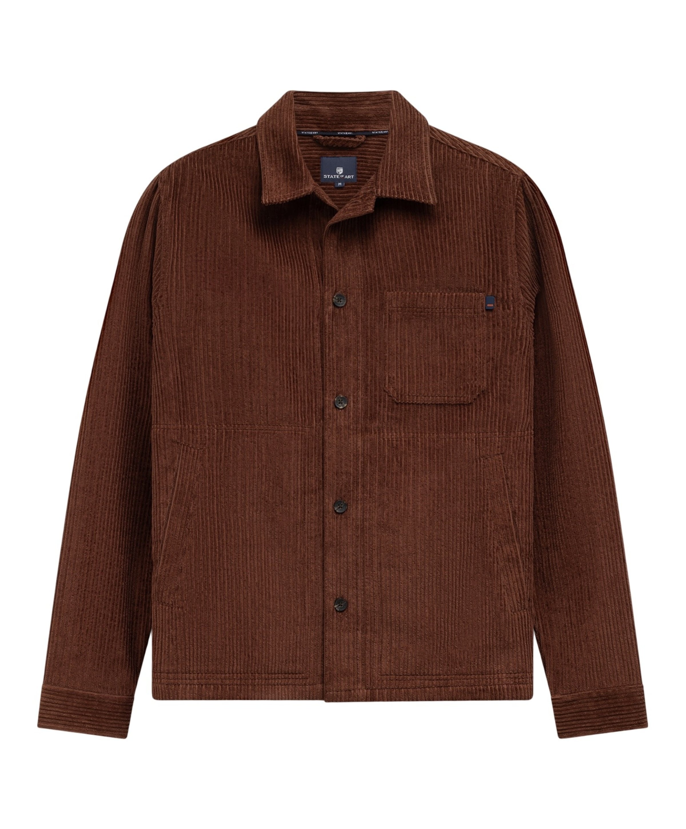 Heren overshirt rood