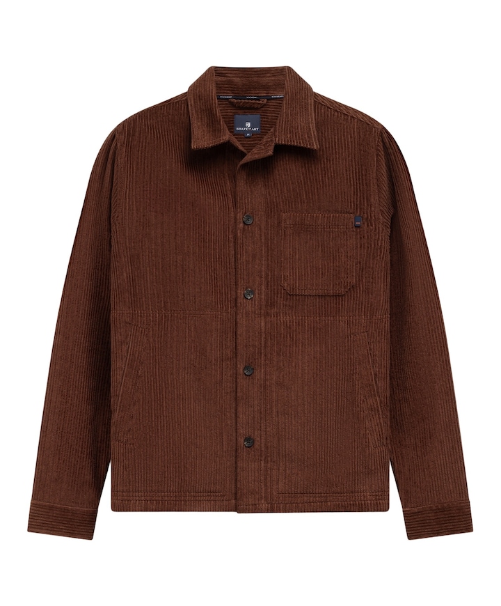 Heren overshirt rood