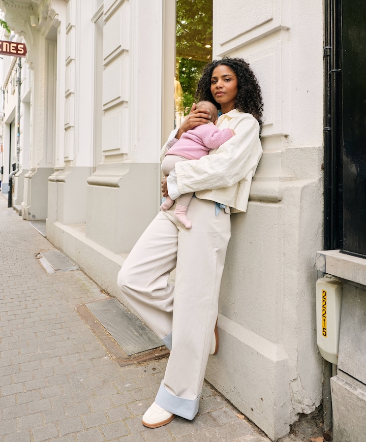 dames broek ecru