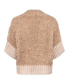 Dames vest beige