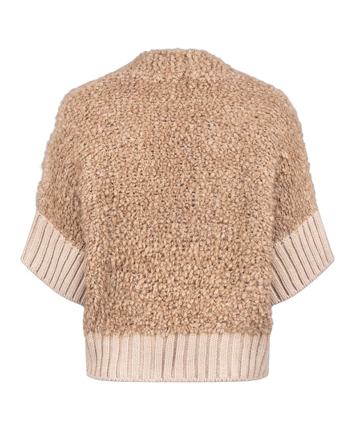 Dames vest beige