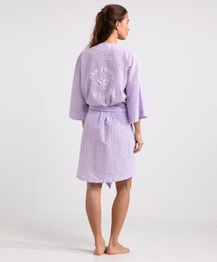 Dames ochtendjas paars