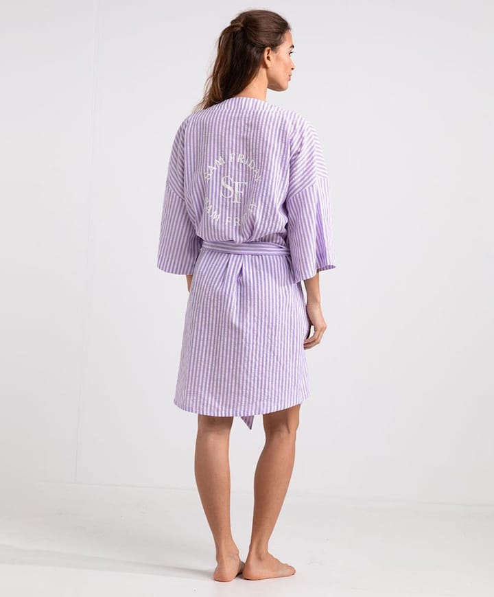 Dames ochtendjas paars