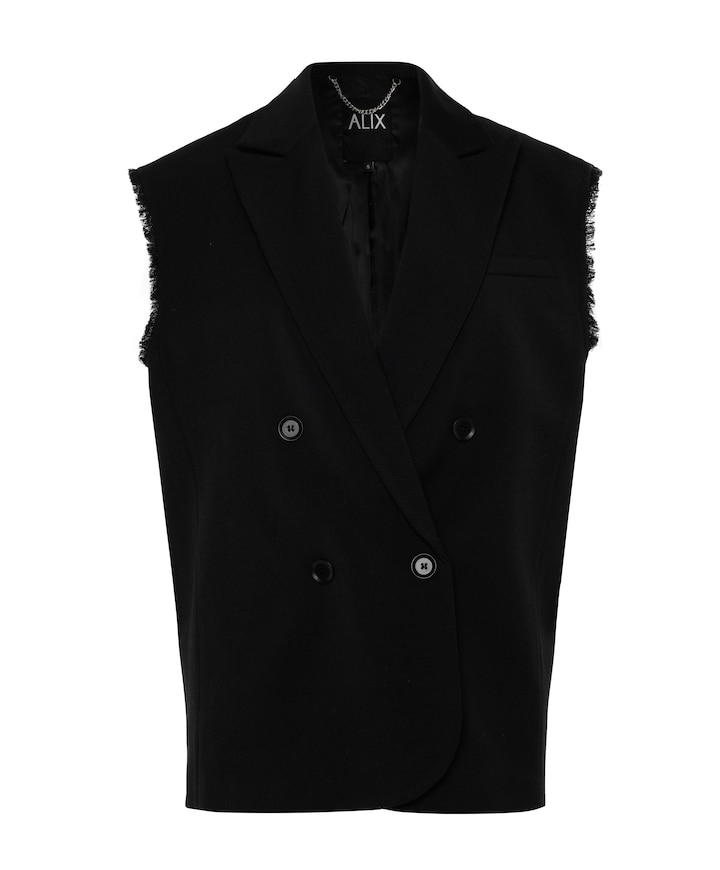 Dames gilet zwart