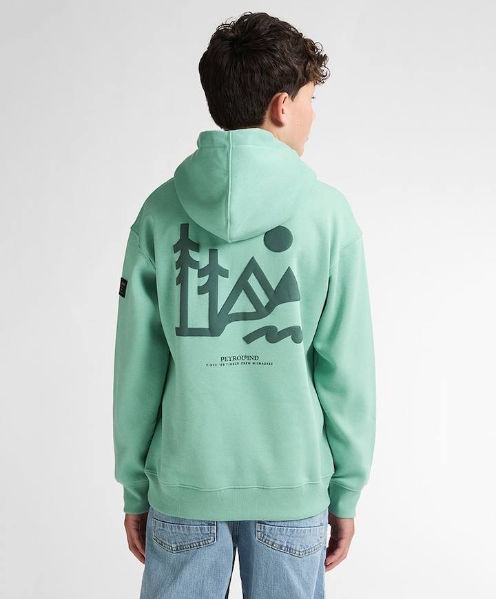 Hoodie groen