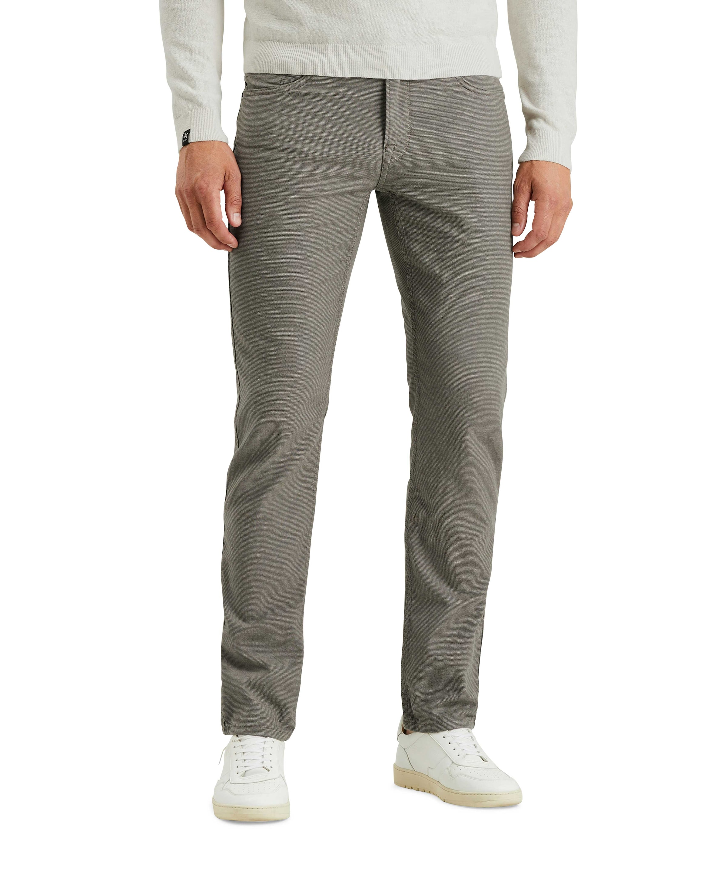 V7 RIDER YARN DYED broek grijs