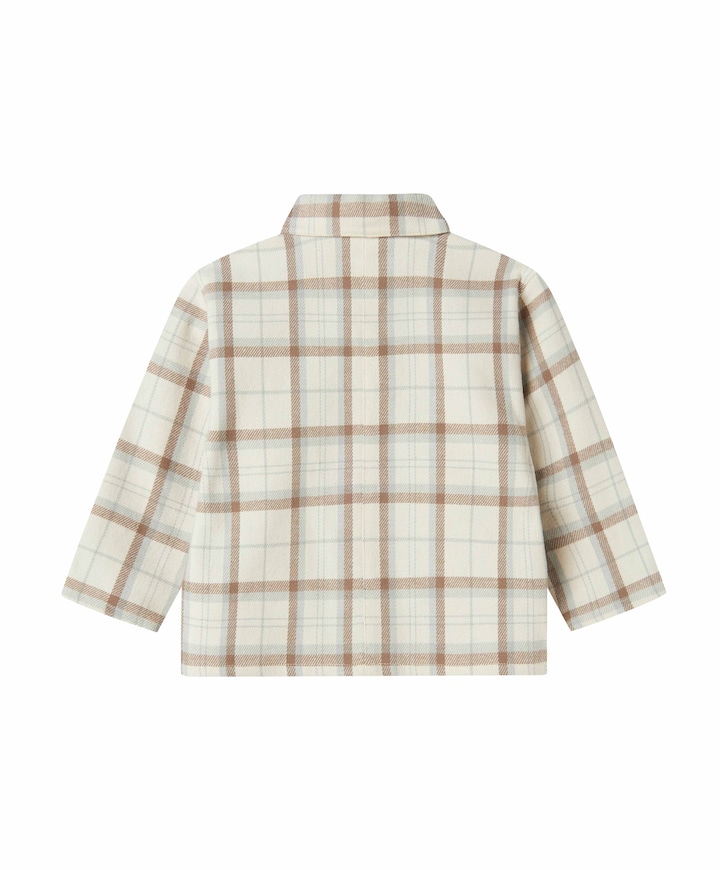 Jongens overhemd lange mouw ecru