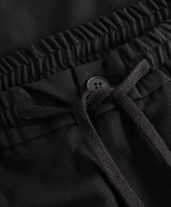 Como Tapered Drawstring Pants heren broek zwart