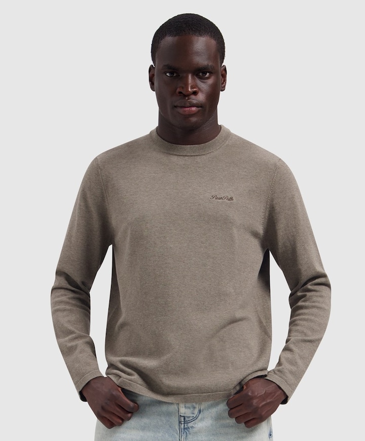 Heren trui beige
