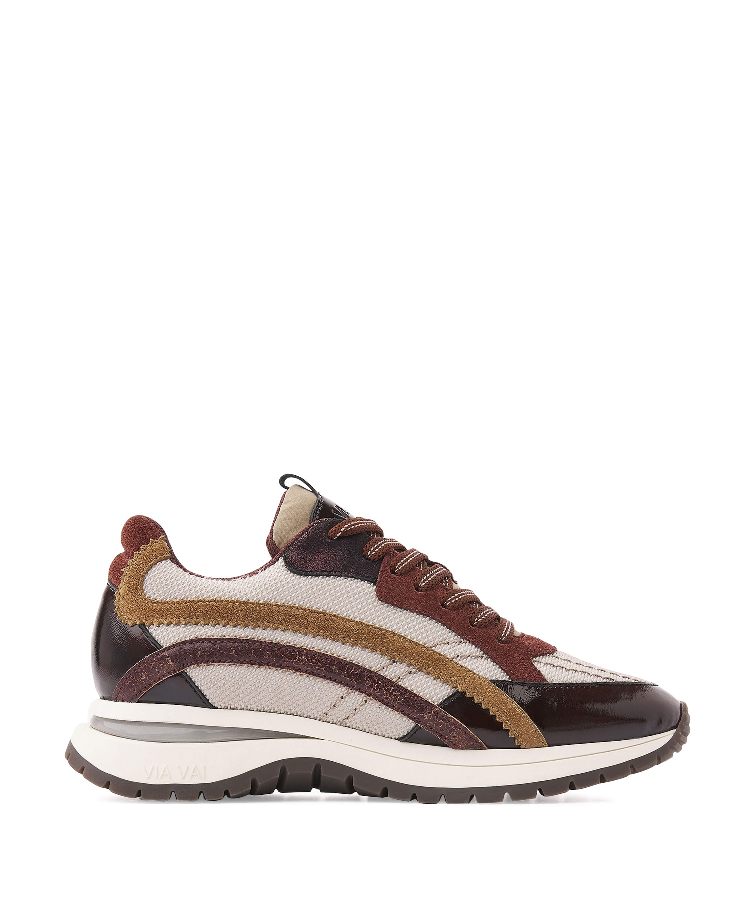 Usher Lott dames sneakers bordeaux