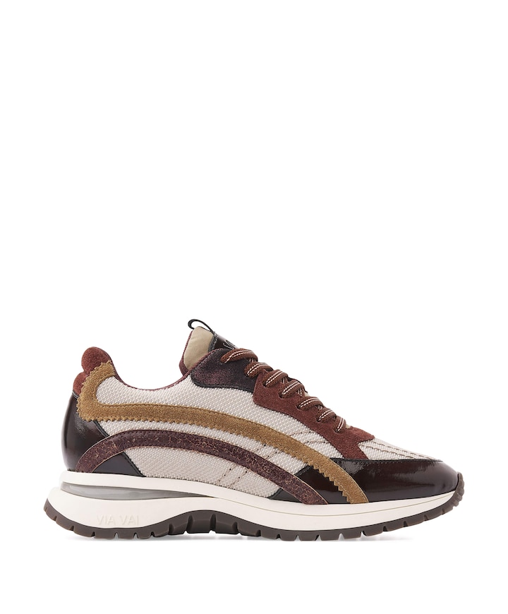 Usher Lott dames sneakers bordeaux