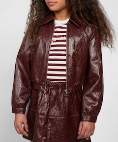 Meisjes jas bordeaux