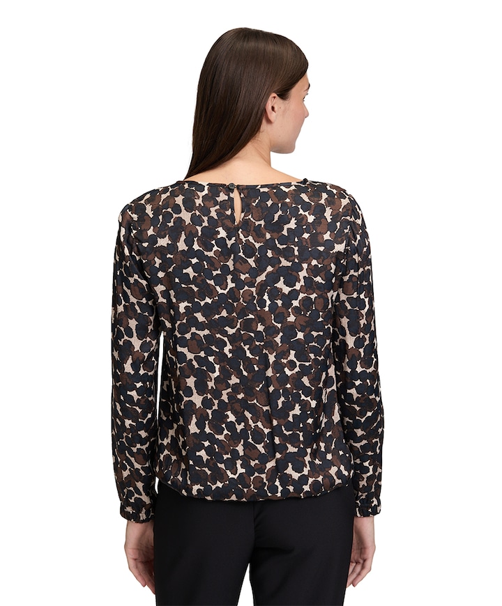 Dames blouse bruin