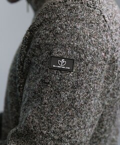 Heren trui met rits grijs