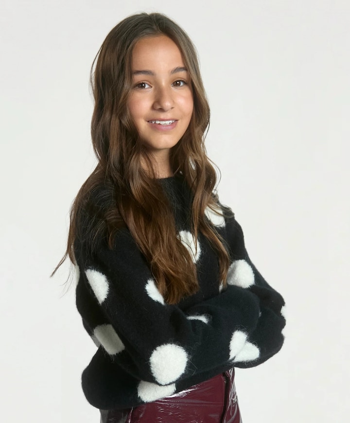 Meisjes sweater zwart